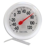 Taylor Precision 5630 - Big Read Window/Wall Thermometer, 6