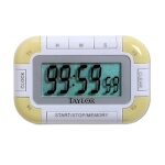 Taylor Precision 5862 - Compact 4-Event Digital Timer, 12/24 hour clock feature, up to 100 hours, (Case of 6)