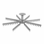 Thunder Group ALPMA008 - Pie Marker, 8-cut, aluminum, (Case of 12)