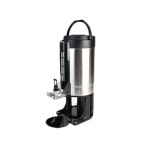 Thunder Group ASGD057 - Coffee Dispenser, Gravity Flow, 5.7 liter, Bru-Thru lid, removable base