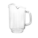 Thunder Group PLWP064CL - Water Pitcher, 64 oz., three spout, polycarbonate, clear