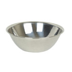 Thunder Group SLMB007 - Mixing Bowl, 13 quart, flat base, stainless steel, mirror finish