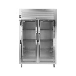 Traulsen RHT232NUT-HHG - Refrigerator, two-section, 46.0 cu. ft., self-contained, narrow half-height glass doors