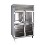Traulsen RHT232W-HHG - Refrigerator, two-section, 51.6 cu. ft., remote, half-height glass doors