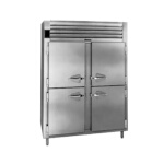 Traulsen RHT232WUT-HHS - Refrigerator, two-section, 51.6 cu. ft., self-contained, half-height doors