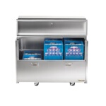 Traulsen RMC34D4 - Double Access Milk Cooler, sliding door, holds (8) crates, (2) dunnage racks, 4