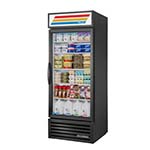 True GDM-26-HC~TSL01-LH - Merchandiser, one-section, (1) glass left-hinged door, powder coated exterior