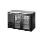True TBB24-48-2G-Z1-SFT-B-1 - Back Bar Cooler, two-section, 48