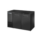 True TBB24-48-2S-Z1-BST-B-1 - Back Bar Cooler, two-section, 48-1/8