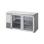 True TBB24-60-2G-Z1-SFT-S-1 - Back Bar Cooler, two-section, 60-1/8
