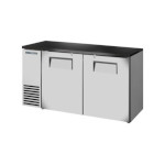 True TBB24-60-2S-Z1-BST-S-1 - Back Bar Cooler, two-section, 60-1/8