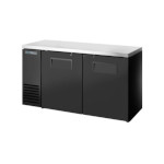 True TBB24-60-2S-Z1-SFT-B-1 - Back Bar Cooler, two-section, 60-1/8