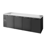 True TBR108-RISZ1-L-B-SSSS-1 - Back Bar Cooler, four-section, 108