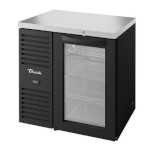True TBR32-RISZ1-L-B-G-1 - Back Bar Cooler, one-section, 32