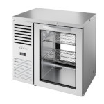 True TBR36-PTSZ1-L-S-G-G-1 - Back Bar Cooler, pass-thru, one-section, 36