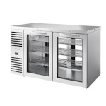 True TBR60-PTSZ1-L-S-GG-GG-1 - Back Bar Cooler, pass-thru, two-section, 60