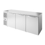 True TBR84-PTSZ1-L-S-SSS-SSS-1 - Back Bar Cooler, pass-thru, three-section, 84