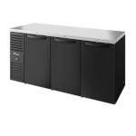 True TBR84-RISZ1-L-B-SSS-1 - Back Bar Cooler, three-section, 84