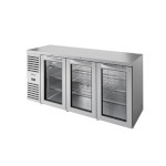 True TBR84-RISZ1-L-S-GGG-1 - Back Bar Cooler, three-section, 84