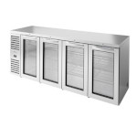 True TBR92-RISZ1-L-S-GGGG-1 - Back Bar Cooler, four-section, 92