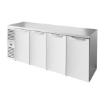 True TBR92-RISZ1-L-S-SSSS-1 - Back Bar Cooler, four-section, 92