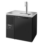 True TDR36-PTSZ1-L-B-S-S-1 - Draft Bar Cooler, pass-thru, one-section, 36