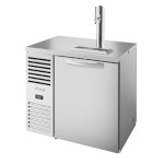 True TDR36-PTSZ1-L-S-S-S-1 - Draft Bar Cooler, pass-thru, one-section, 36