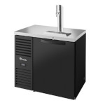 True TDR36-RISZ1-L-B-S-1 - Draft Bar Cooler, one-section, 36