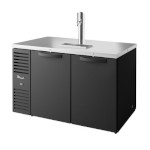 True TDR60-PTSZ1-L-B-SS-SS-1 - Draft Bar Cooler, pass-thru, two-section, 60