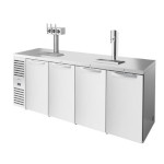 True TDR92-RISZ1-L-S-SSSS-1 - Draft Bar Cooler, four-section, 92