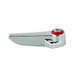 T&S Brass 001637-45 - Lever Handle, chrome plated zinc handle, red index button 7 scre