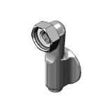 T&S Brass 00XX - Flange, adjustable, with screwdriver stop, chrome finish, 1/2