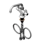 T&S Brass 5F-2SLX06 - Equip Faucet, deck mount, 6