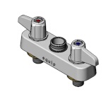 T&S Brass 5F-4CLX00 - Equip Workboard Faucet, deck mount, without nozzle