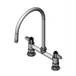 T&S Brass 5F-8DLS09 - Equip Faucet, swivel, 8