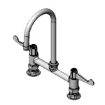 T&S Brass 5F-8DWS05 - Equip Faucet, swivel, 8