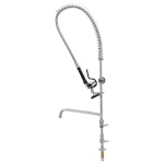 T&S Brass 5PR-1S12 - Equip Pre-Rinse Unit, single hole, deck mount, 12