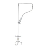 T&S Brass B-0112 - Pre-Rinse Unit, overhead swivel gooseneck, 4