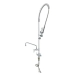 T&S Brass B-0113-12-CR-B - Pre-Rinse Unit, ceramic cartridges, wall bracket