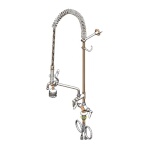 T&S Brass B-0113-ADF10-BR - Pre-Rinse Unit, single hole deck mount, supply hose-