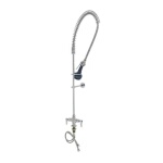 T&S Brass B-0113-B08C - EasyInstall Pre-Rinse Unit, spring action gooseneck, JeT