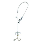 T&S Brass B-0113-BM - EasyInstall Pre-Rinse Unit, spring action gooseneck (Case of 6)