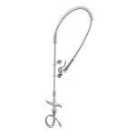 T&S Brass B-0113-CR-V-BC - EasyInstall Pre-Rinse Unit, single-deck mount, vacuum
