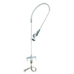 T&S Brass B-0113-M - EasyInstall Pre-Rinse Unit, spring action gooseneck, single
