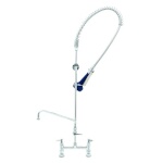 T&S Brass B-0123-A12-08C - EasyInstall Pre-Rinse Unit, spring action gooseneck,