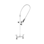 T&S Brass B-0123-BM - EasyInstall Pre-Rinse Unit, spring action gooseneck, 8