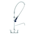 T&S Brass B-0133-A08-B08C - EasyInstall Pre-Rinse Unit, spring action gooseneck,