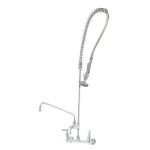 T&S Brass B-0133-ADF12 - EasyInstall Pre-Rinse Unit, with mixing faucet, wall mo