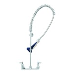 T&S Brass B-0133-B08 - EasyInstall Pre-Rinse Unit, spring action gooseneck, 8