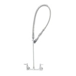 T&S Brass B-0133-C - EasyInstall Pre-Rinse Unit, wall mount. base faucet w/spr